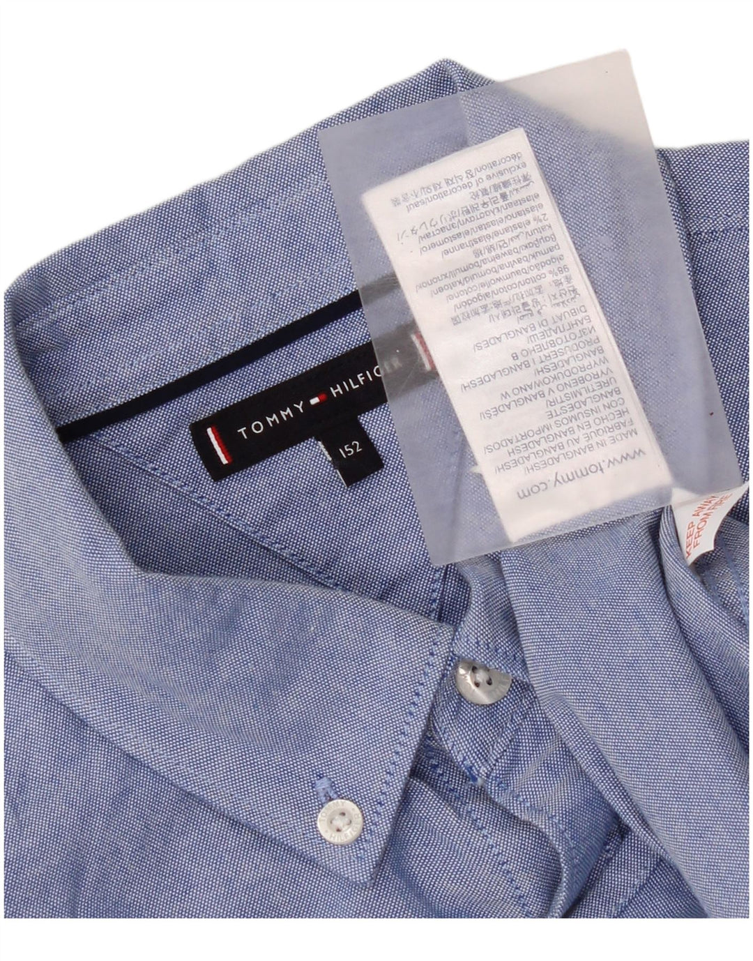 Maglietta Tommy Hilfiger per ragazzi 11-12 anni in cotone blu