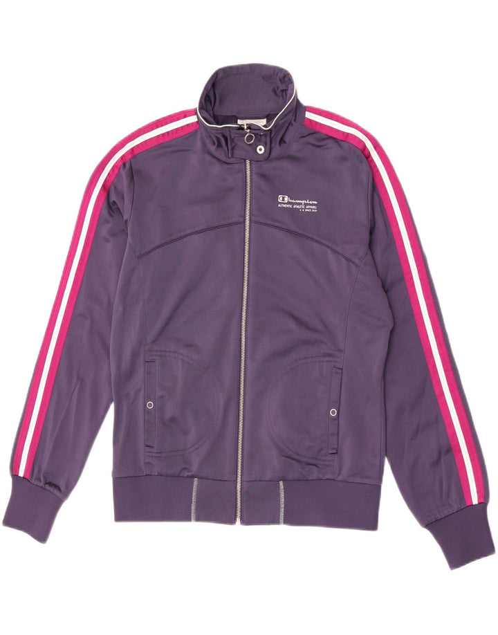 Giacca da tuta da donna Champion Heritage Fit UK 14 viola medio