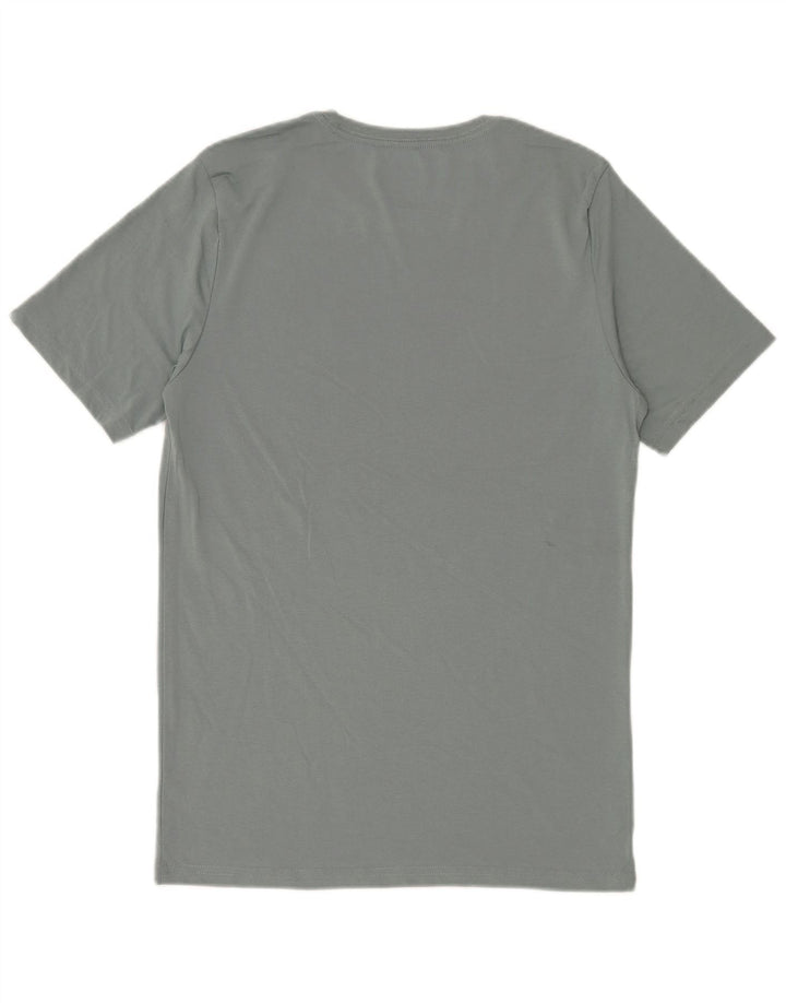 T-shirt grafica da uomo Calvin Klein Top piccola in cotone grigio