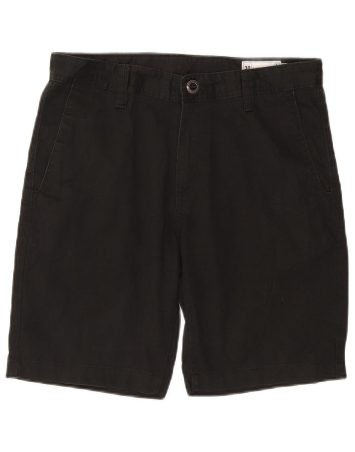 Pantaloncini chino da uomo Volcom W30 cotone blu navy medio