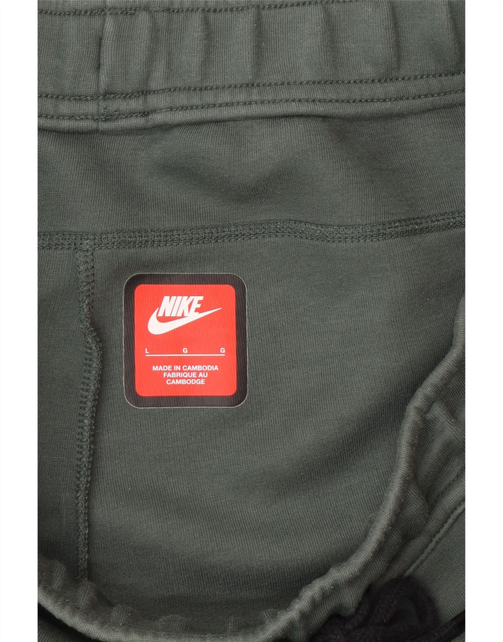 Pantaloncini sportivi Nike da uomo grandi in cotone verde