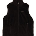 EDDIE BAUER Mens Fleece Gilet UK 44 2XL Black Polyester Vintage Eddie Bauer and Second-Hand Eddie Bauer from Messina Hembry 
