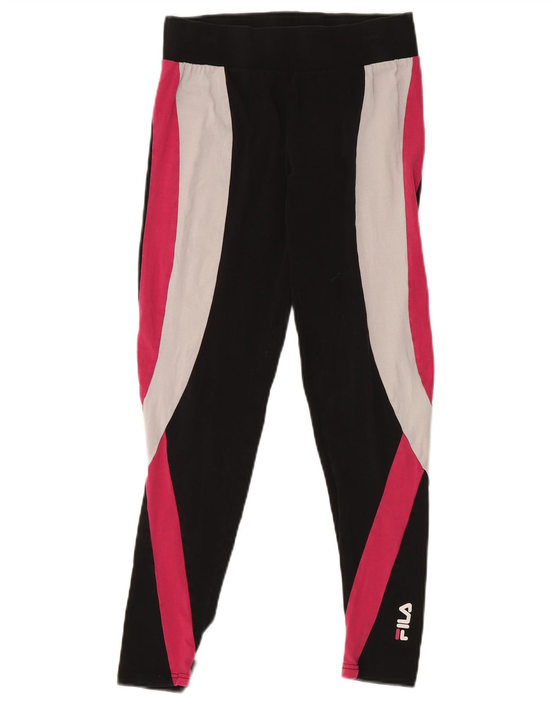 Leggings da donna FILA UK 8 Small Cotone color block nero