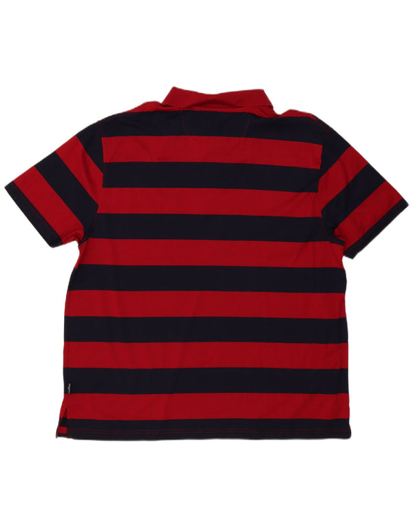 Polo da uomo Carlo Gaggioni 3XL a righe rosse