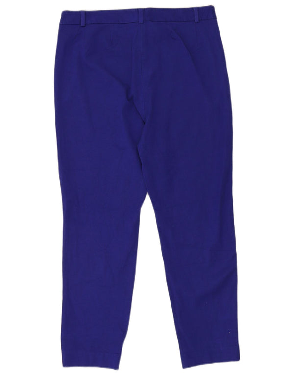 Pantaloni corti slim da donna Marks & Spencer UK 14 Large W30 L27 Blu
