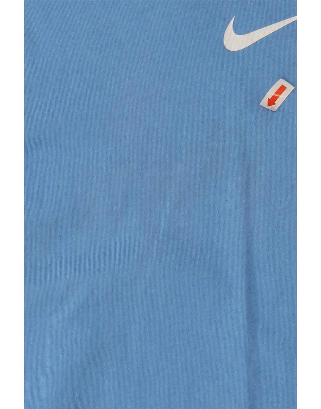 NIKE Mens Graphic T-Shirt Top Medium Blue Colourblock Cotton Vintage Nike and Second-Hand Nike from Messina Hembry 