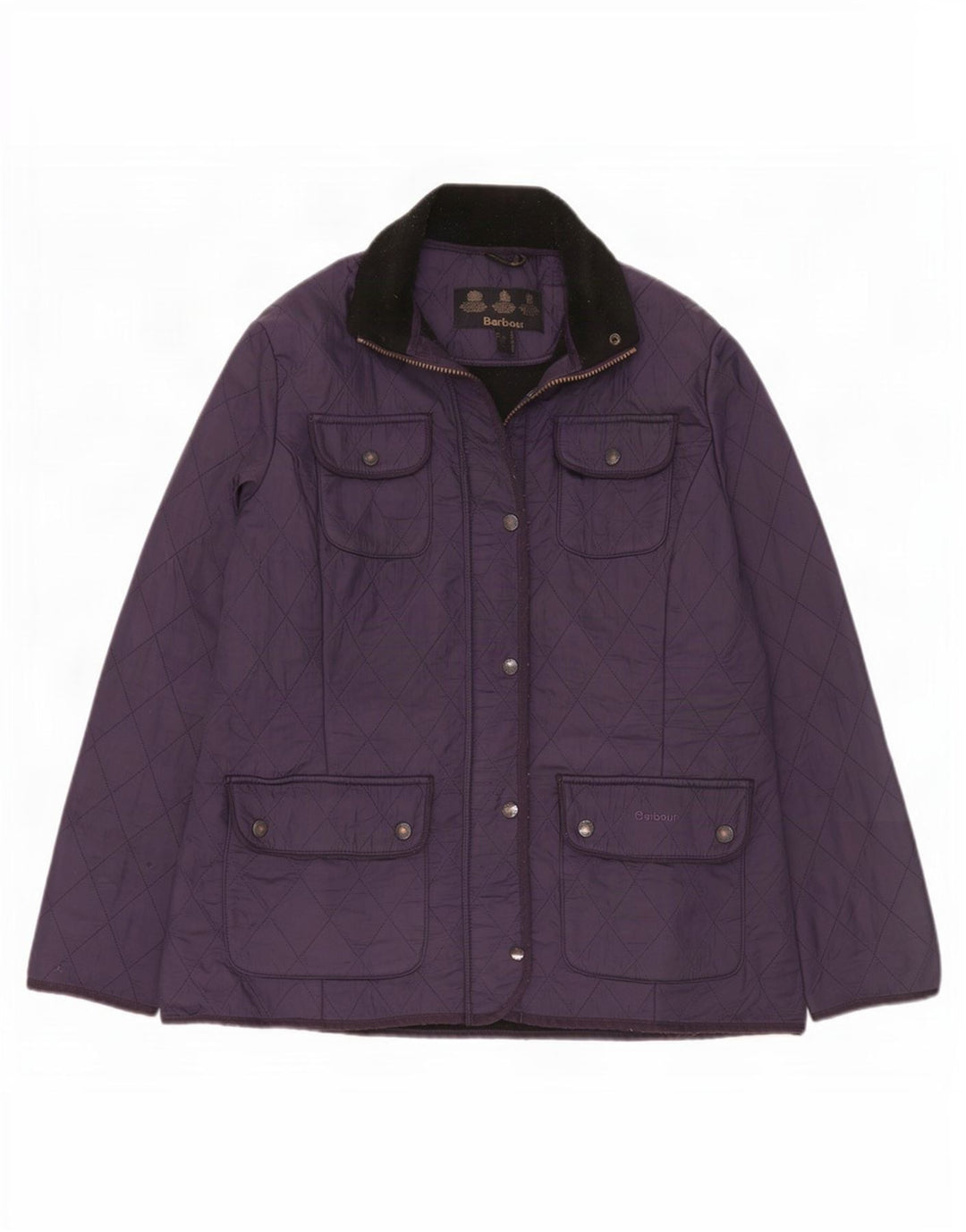 Giacca trapuntata da donna Barbour UK 16 grande blu navy