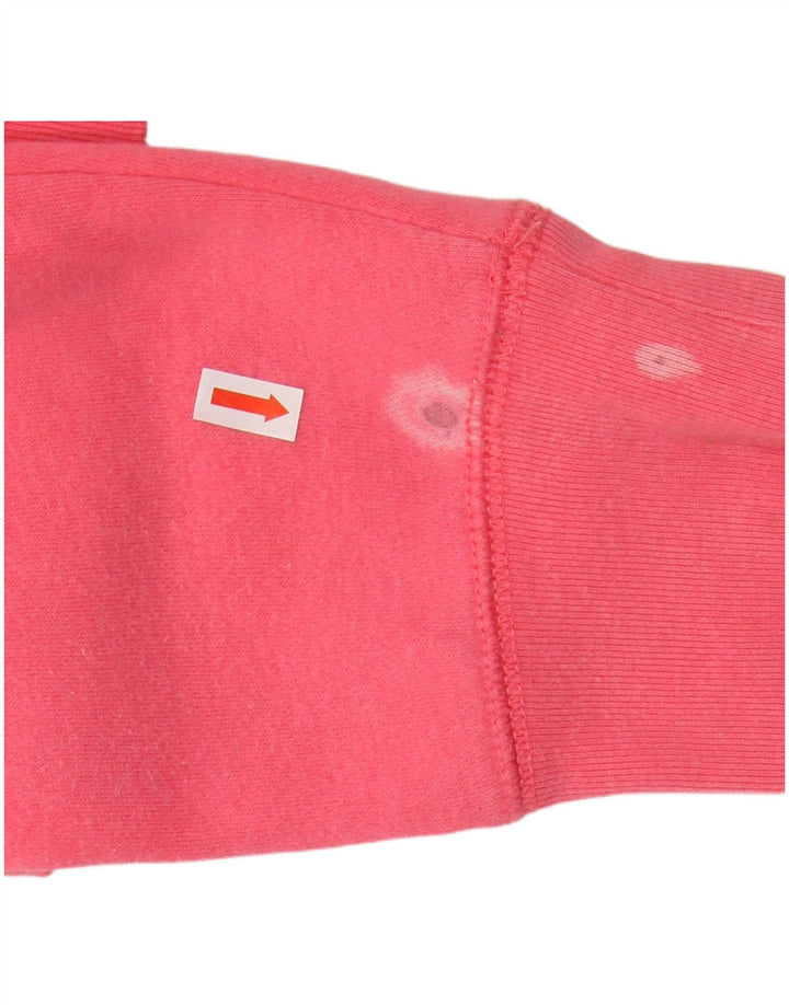 Maglione con cappuccio e zip grafica da donna AEROPOSTALE UK 16 grande cotone rosa