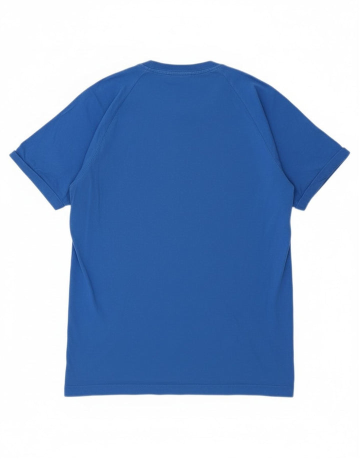 T-shirt Adidas da uomo Top Small in cotone blu