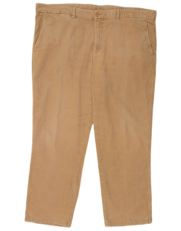 Pantaloni dritti da uomo in velluto a coste Avirex W42 L27 cotone beige