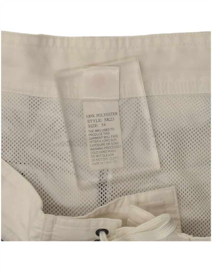 Pantaloncini da bagno da uomo Sundek grandi in poliestere floreale blu navy