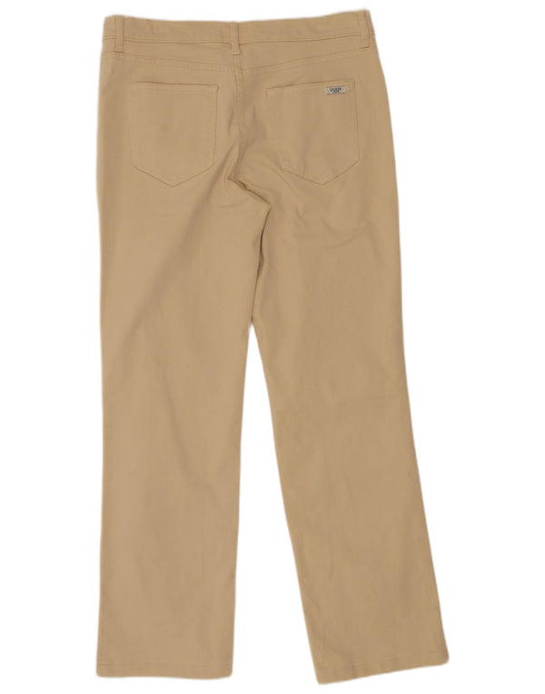 Pantaloni casual dritti da donna Guess W32 L28 cotone beige