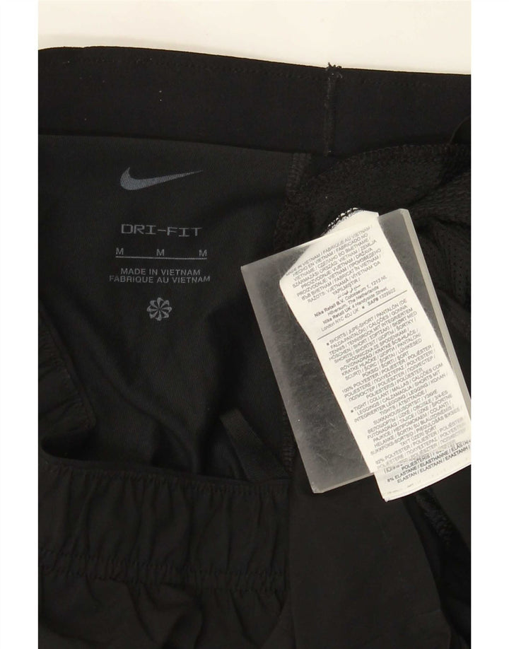 Pantaloncini sportivi Nike Dri Fit da uomo, poliestere medio nero