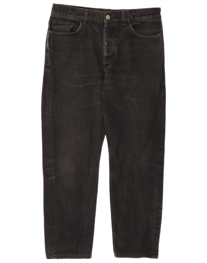 Jeans affusolati regolari a vita media Cos da donna W32 L26 cotone nero