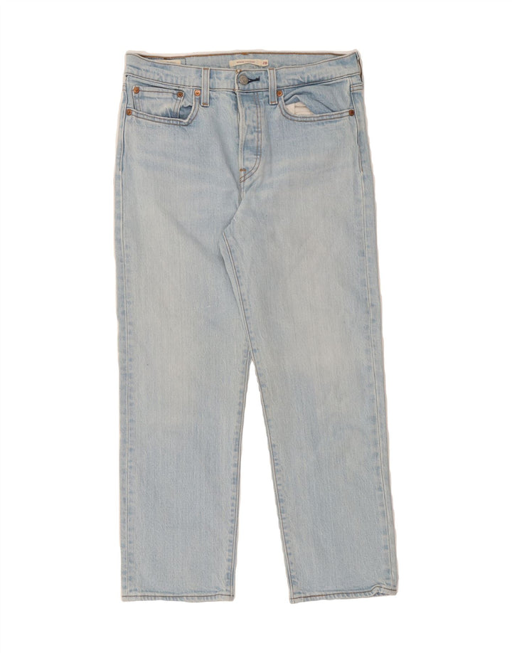 LEVI'S Womens Wedgie Cropped Jeans W28 L24 Blue Vintage Levi's and Second-Hand Levi's from Messina Hembry 