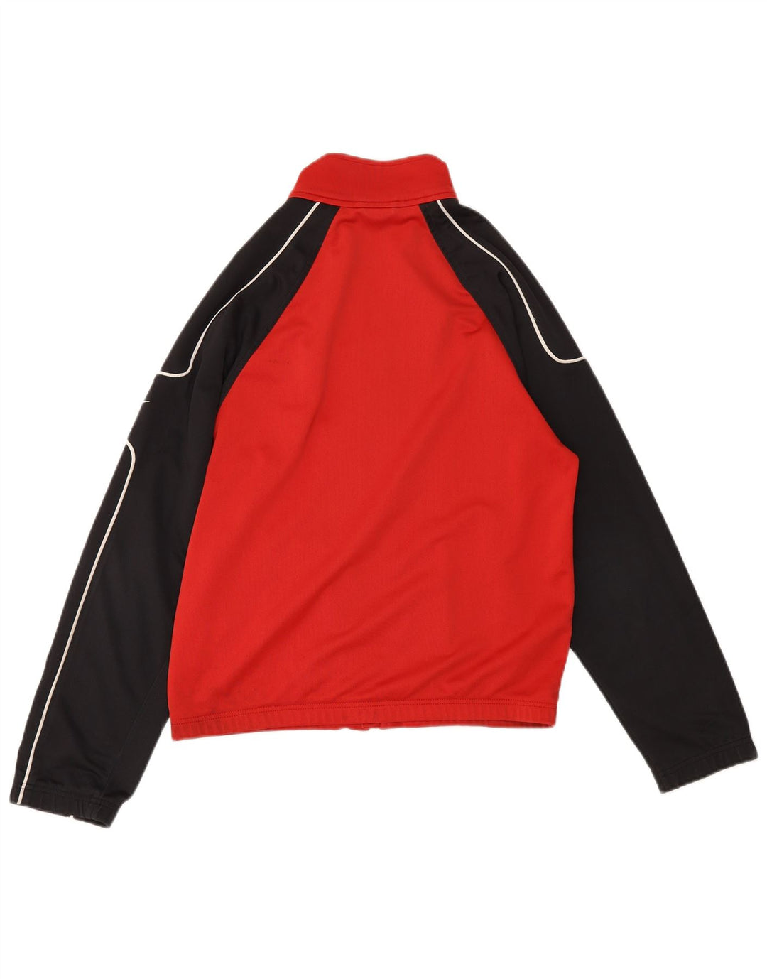 Giacca da tuta da uomo Nike UK 35/37 Small Rosso Colourblock Poliestere