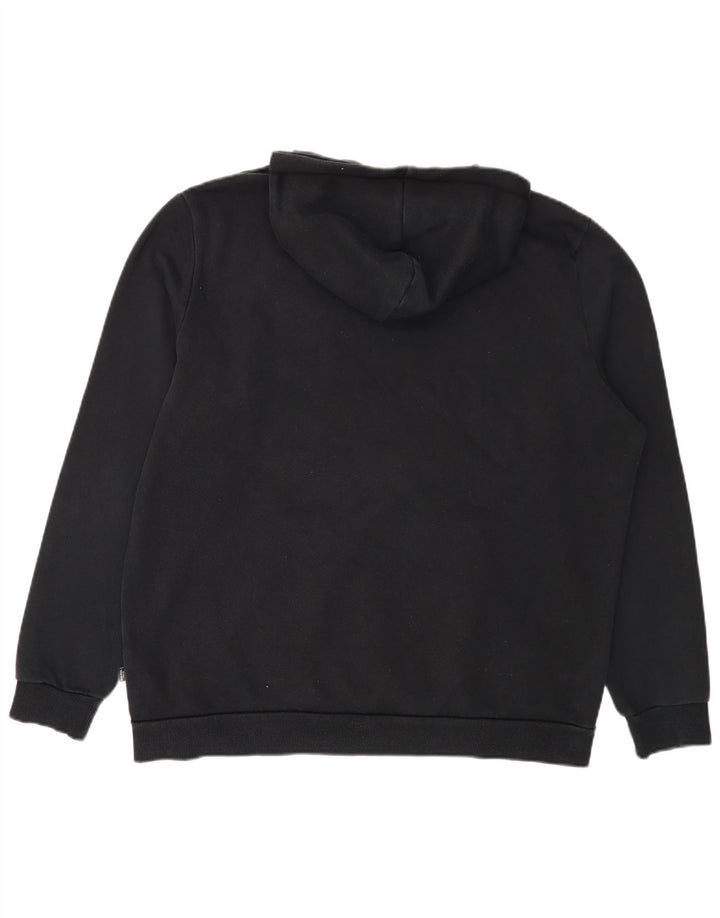 Felpa con cappuccio grafica PUMA da uomo XL in cotone nero