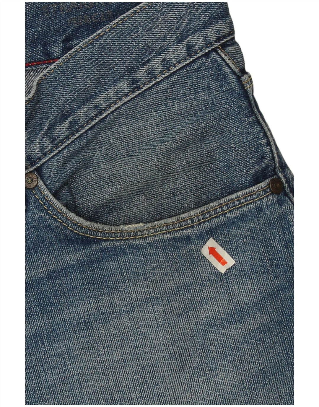Jeans dritti Mercer da uomo Tommy Hilfiger W34 L29 Blu