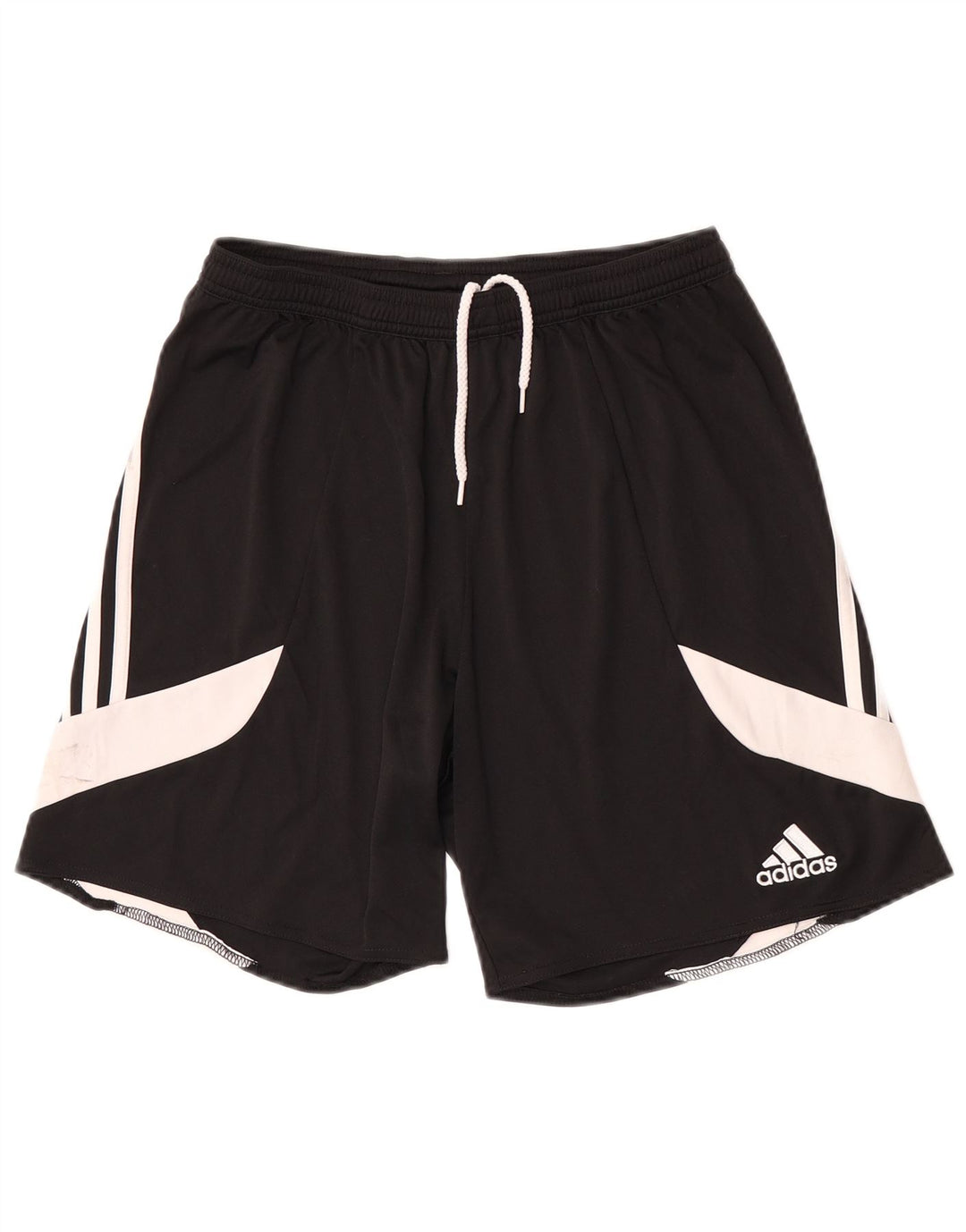 Pantaloncini sportivi Adidas Climalite da uomo, poliestere color block medio nero