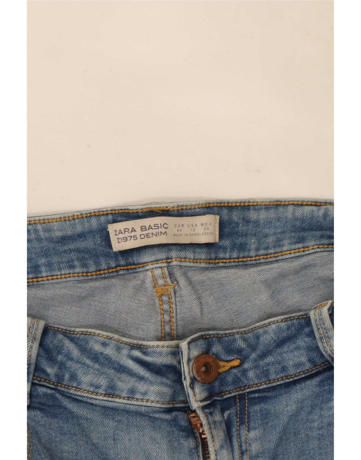 Jeans slim da donna Zara EU 44 XL W34 L27 Blu