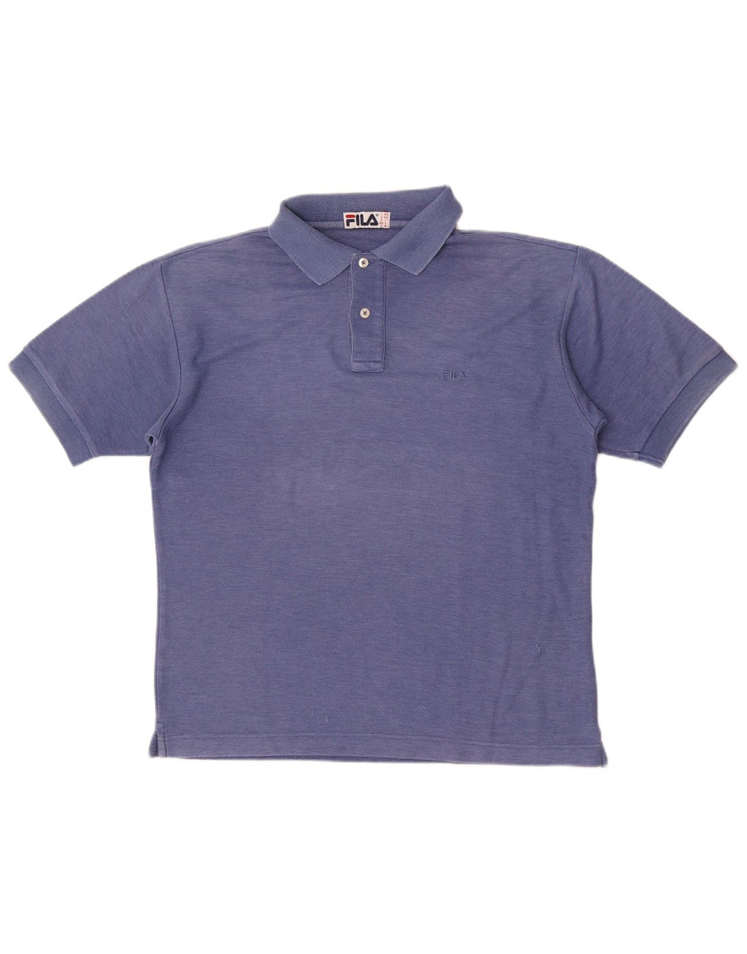 Polo da uomo Fila Small in cotone blu