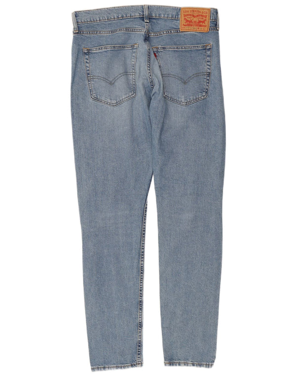 Levi's Uomo 512 Jeans affusolati slim effetto consumato W34 L32 cotone blu
