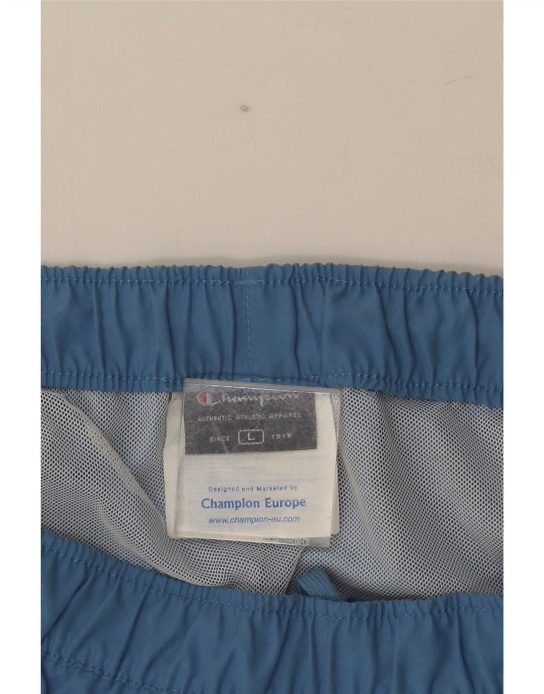 Pantaloncini sportivi da uomo Champion grandi in poliestere blu