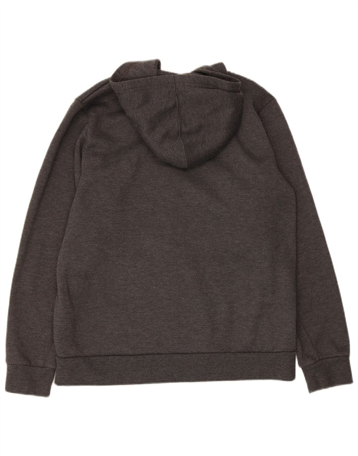 Felpa con cappuccio e zip per ragazzi Converse 13-14 anni XL Poliestere grigio