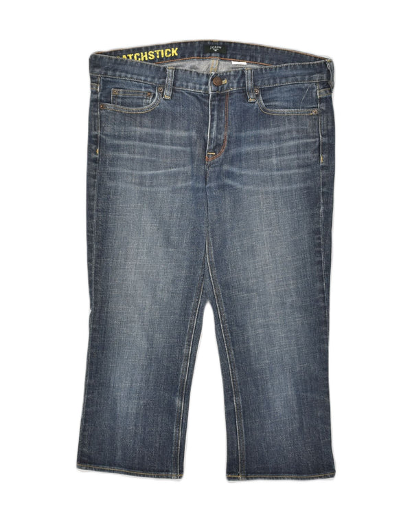 Jeans Capri dritti da donna J. CREW W30 L19 cotone blu