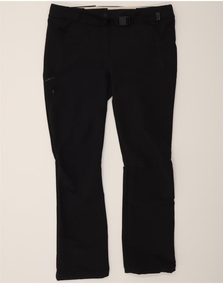 Pantaloni cargo Decathlon da donna Bootcut grandi W38 L31 poliestere nero