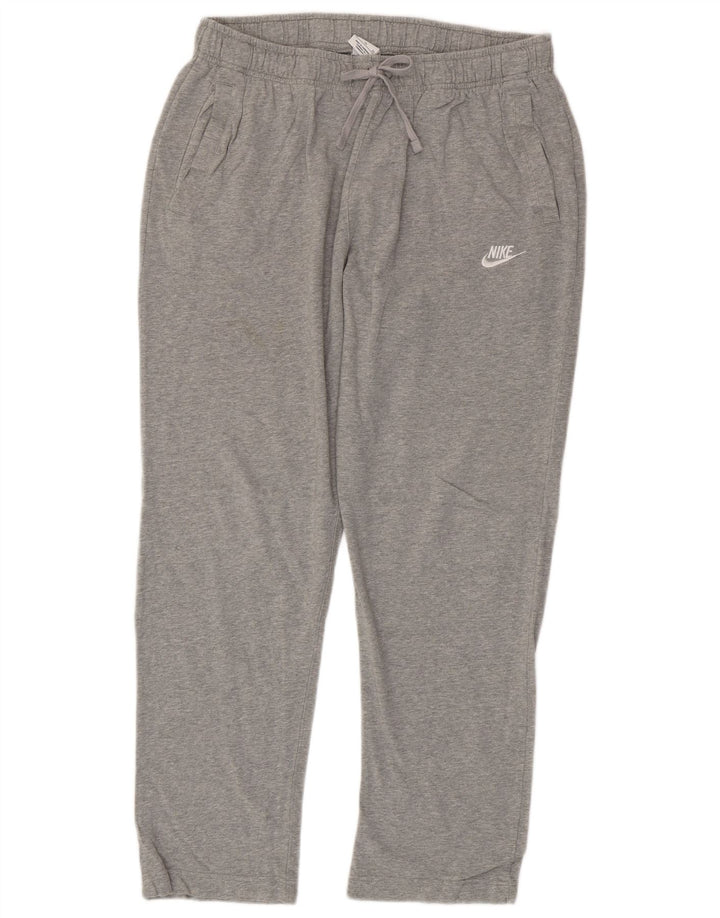 NIKE Mens Tracksuit Trousers XL  Grey Cotton