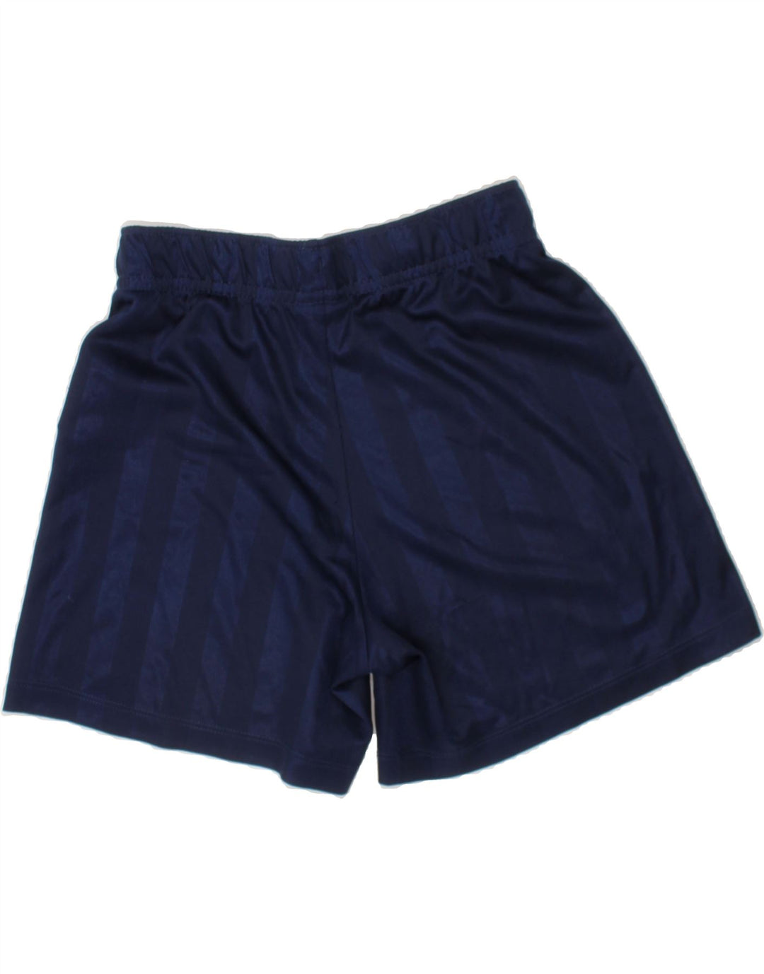 NIKE Boys Dri Fit Sport Shorts 8-9 Years Small Navy Blue Striped Polyester Vintage Nike and Second-Hand Nike from Messina Hembry 