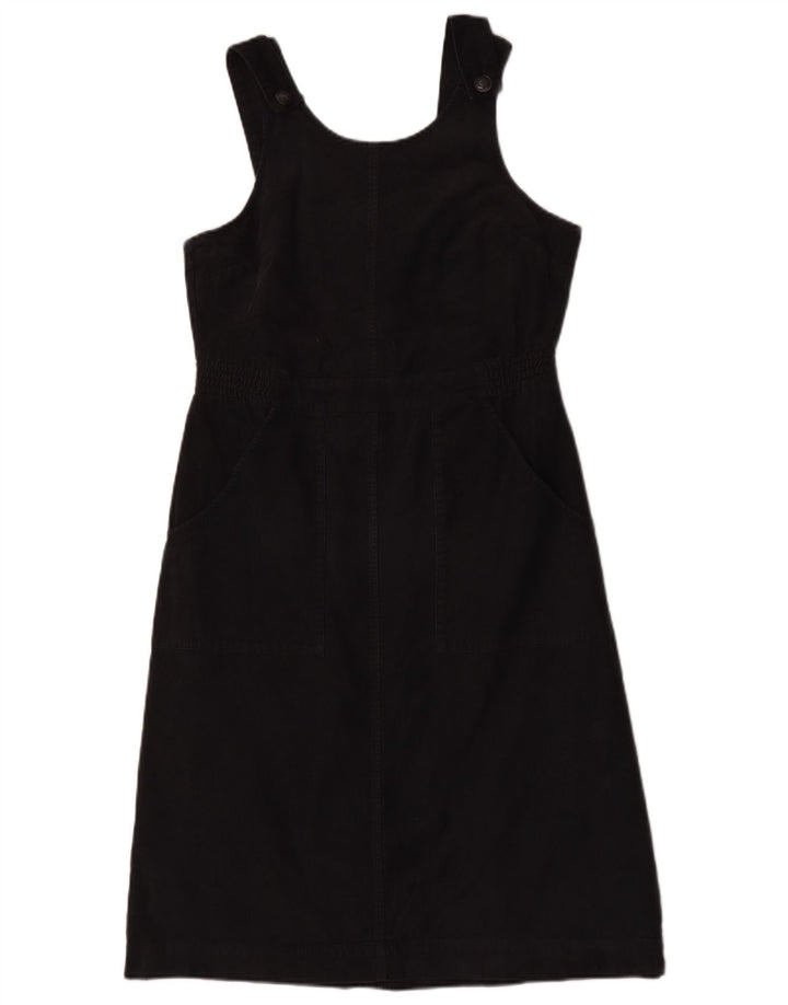 Abito scamiciato da donna Seasalt Cornwall UK 12 cotone nero medio