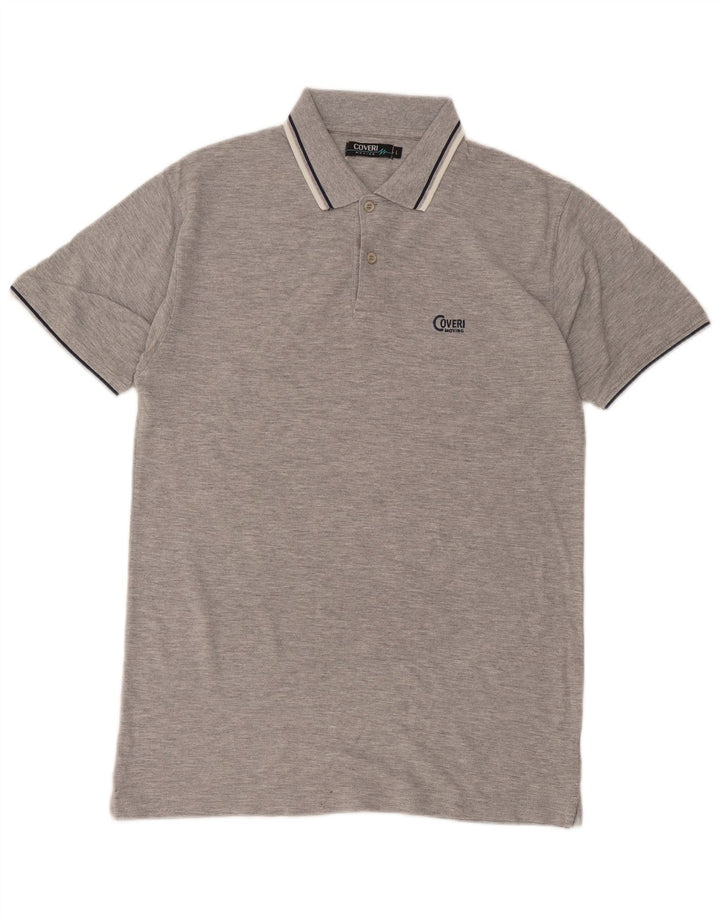 Polo Uomo Coveri Large in Cotone Grigio