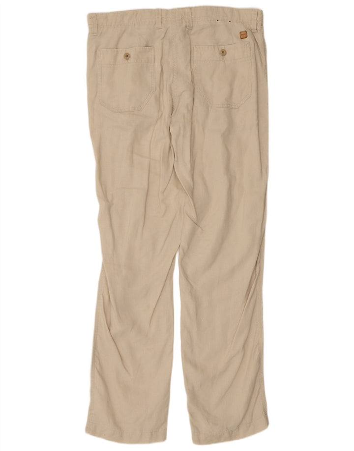 Pantaloni chino comfort fit da uomo HUGO BOSS IT 50 Large W38 L33 Beige