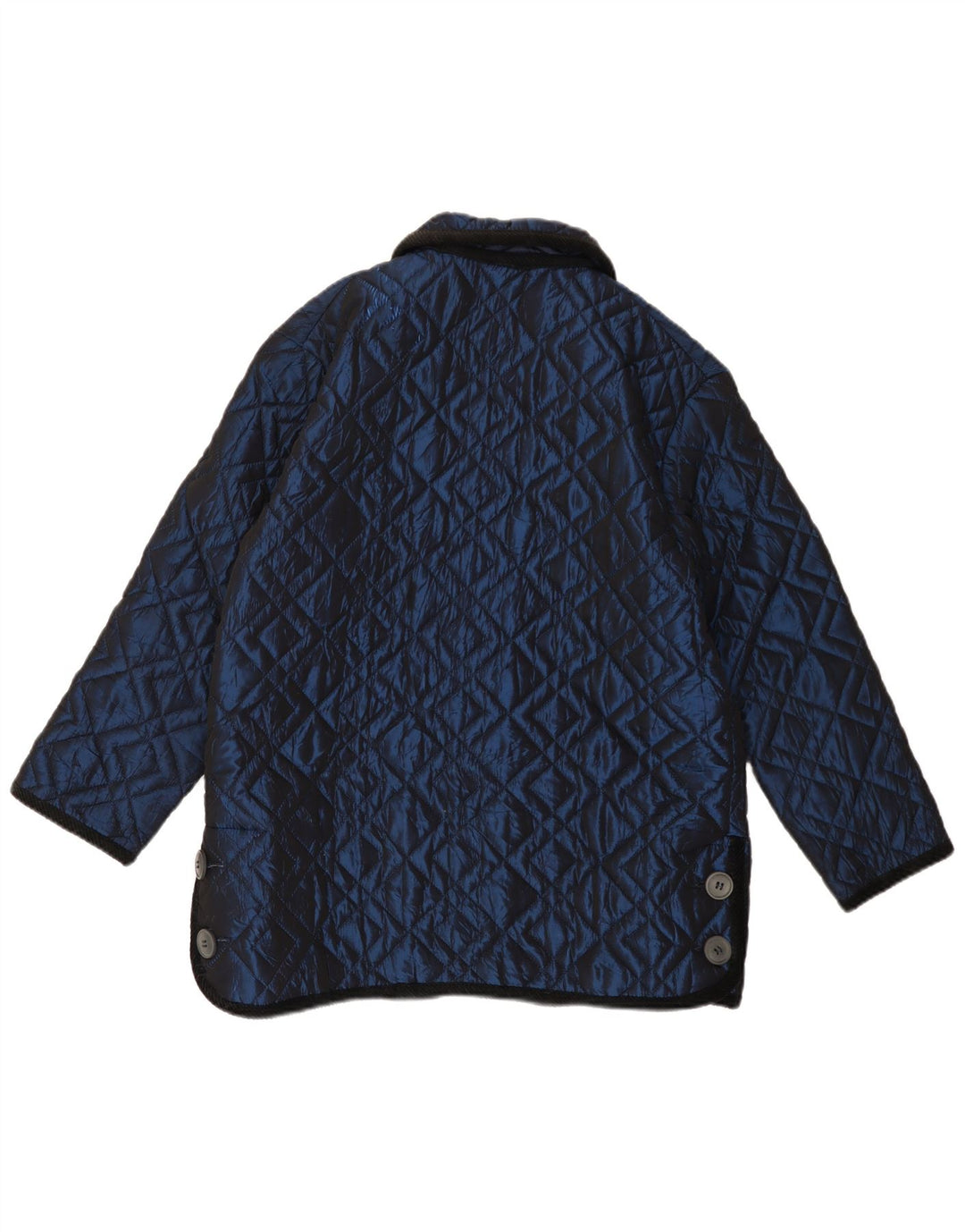 Giacca trapuntata da donna Giulia Galanti UK 12 medio blu navy
