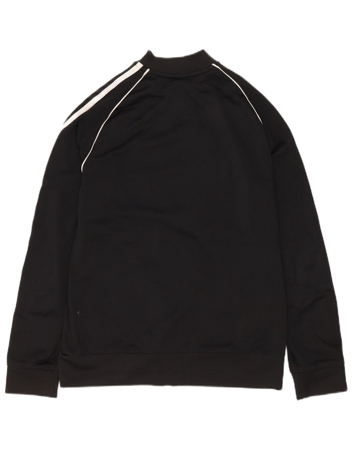 Giacca Top della tuta da ragazzo Adidas 12-13 anni in poliestere nero
