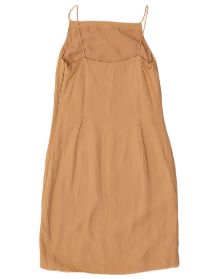 Abito sottoveste da donna Marella UK 12 Viscosa beige medio