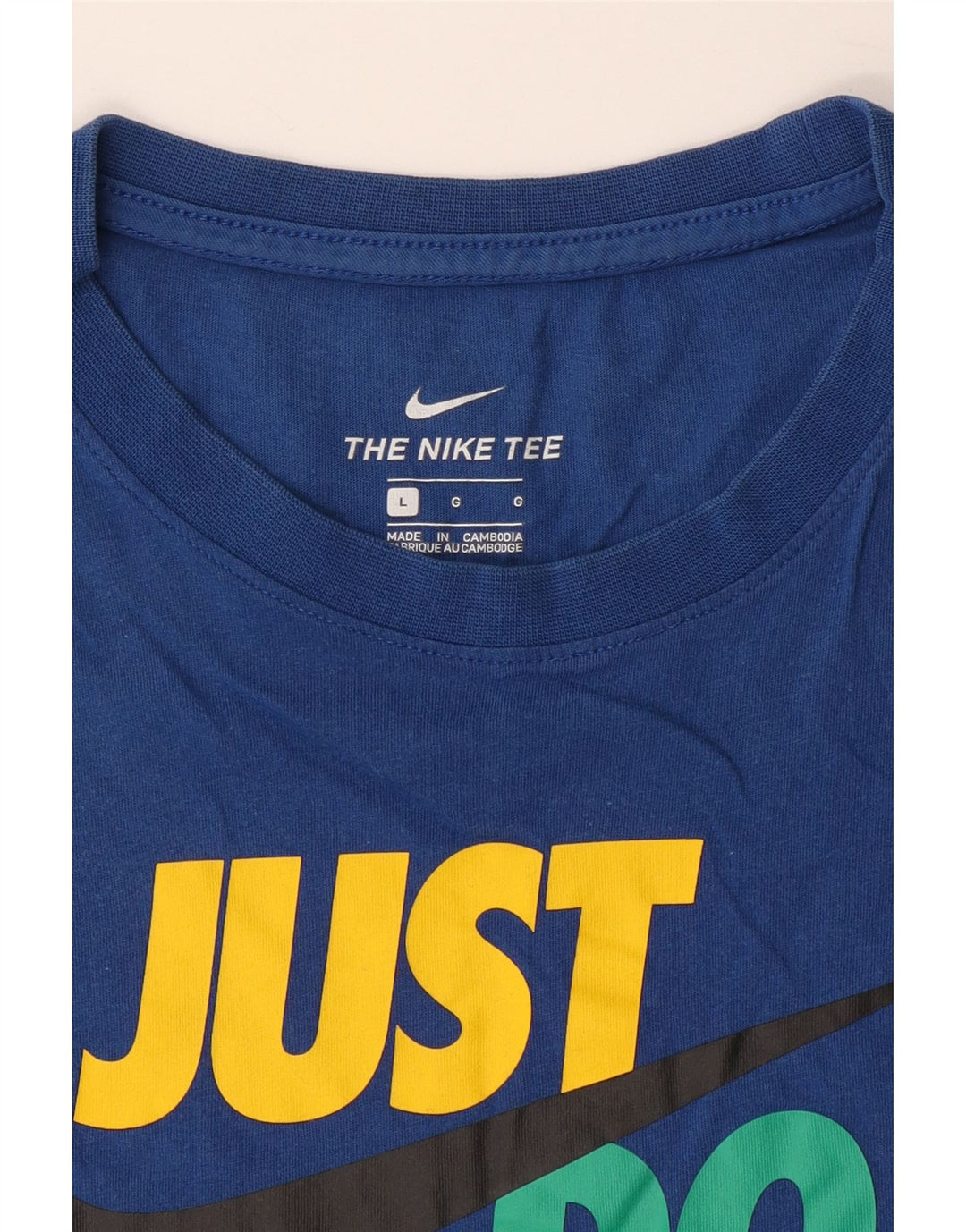T-shirt grafica da uomo NIKE Top grande blu