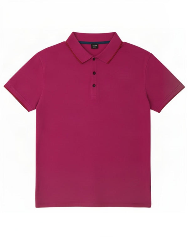Hugo Boss Polo slim fit da uomo 2XL cotone viola
