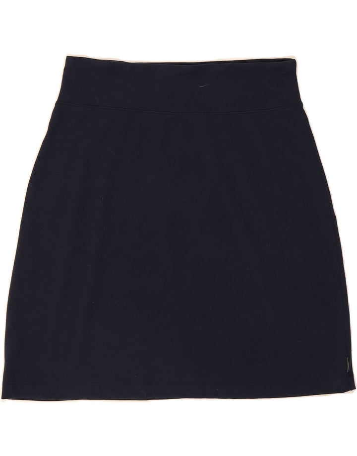EDDIE BAUER Womens Mini Skirt Medium W30  Navy Blue Polyester Vintage Eddie Bauer and Second-Hand Eddie Bauer from Messina Hembry 