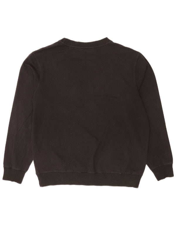 Felpa grafica da uomo Fila Maglione grande cotone nero