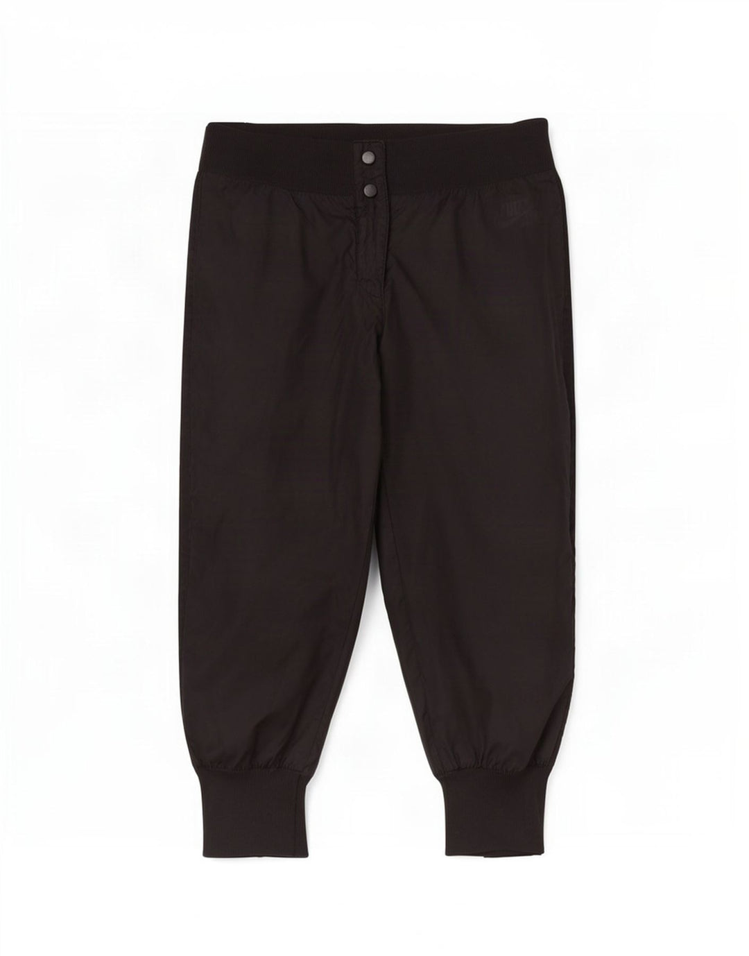 Pantaloni Capri da donna Nike UK 8 Small W30 L20 nylon nero