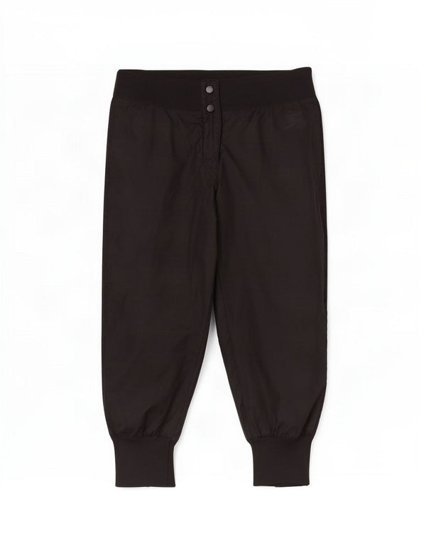 Pantaloni Capri da donna Nike UK 8 Small W30 L20 nylon nero