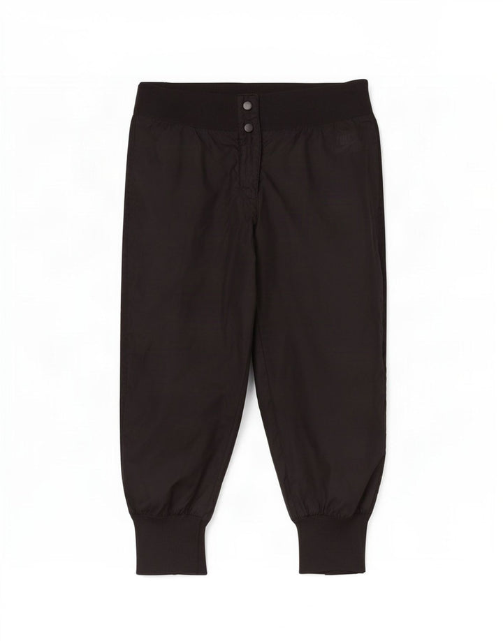 Pantaloni Capri da donna Nike UK 8 Small W30 L20 nylon nero