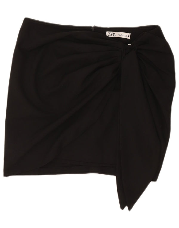 Minigonna Zara da donna grande W30 nera