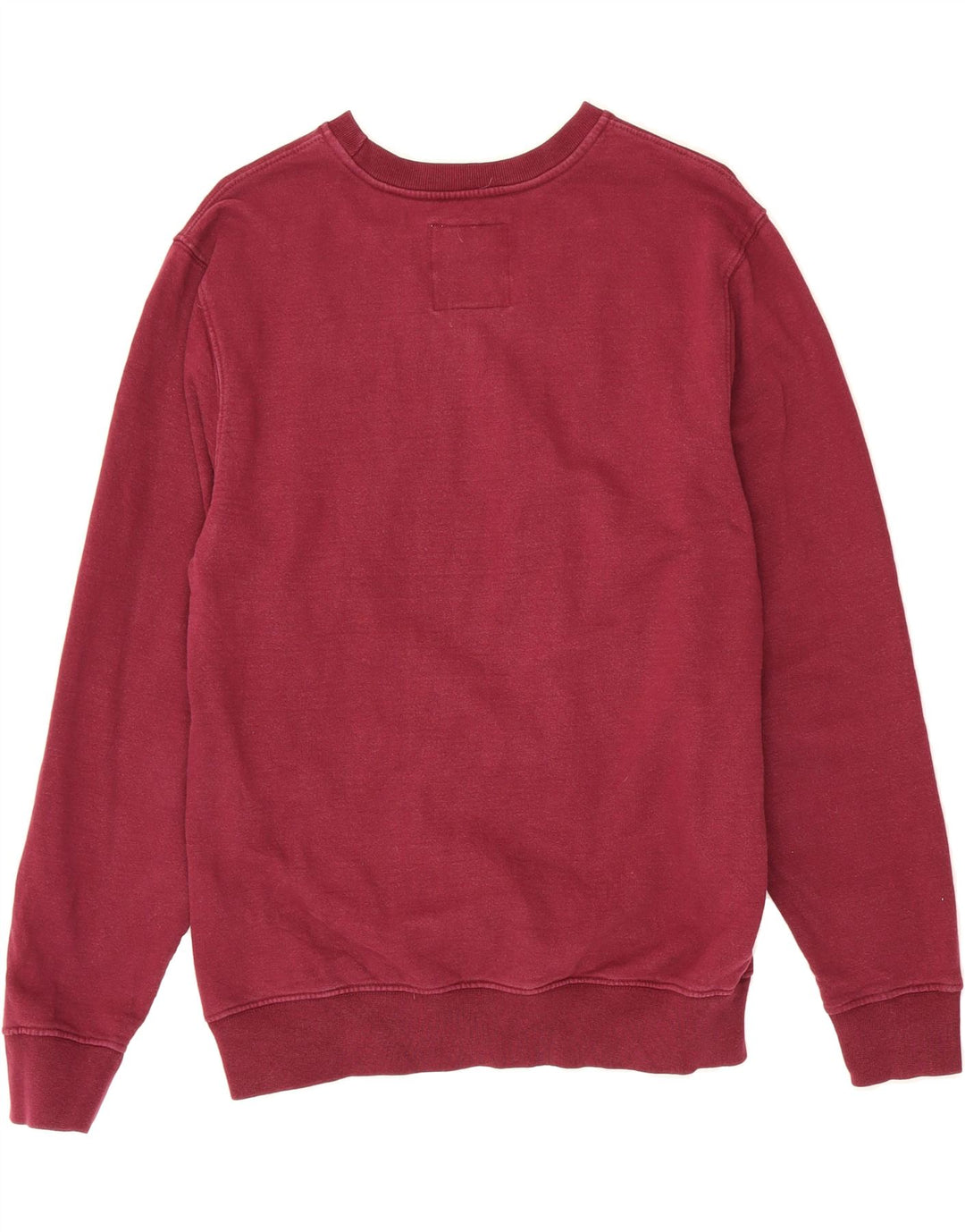 VANS Mens Graphic Sweatshirt Jumper Small Burgundy Vintage Vans and Second-Hand Vans from Messina Hembry 