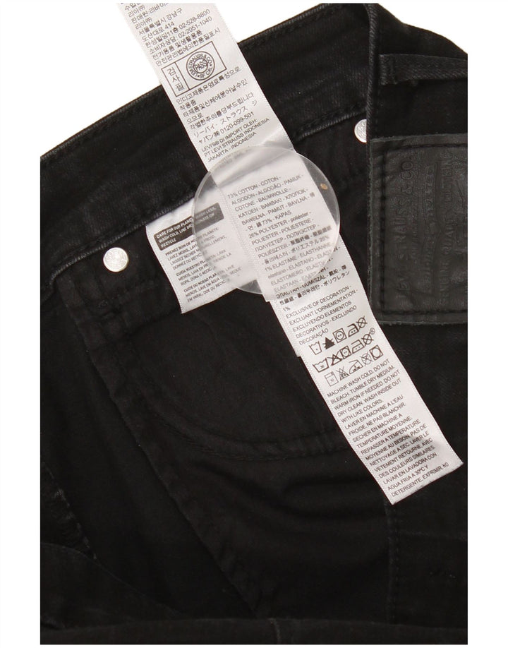 Jeans Levi's 712 Slim da donna W30 L30 cotone nero