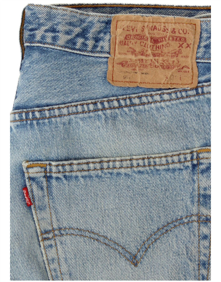 Pantaloncini di jeans da donna Levi's W28 Blu medio