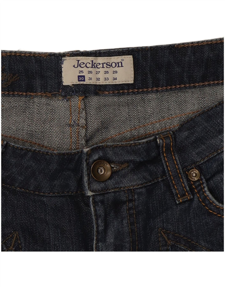 Jeans slim da donna Jeckerson W30 L32 cotone blu navy